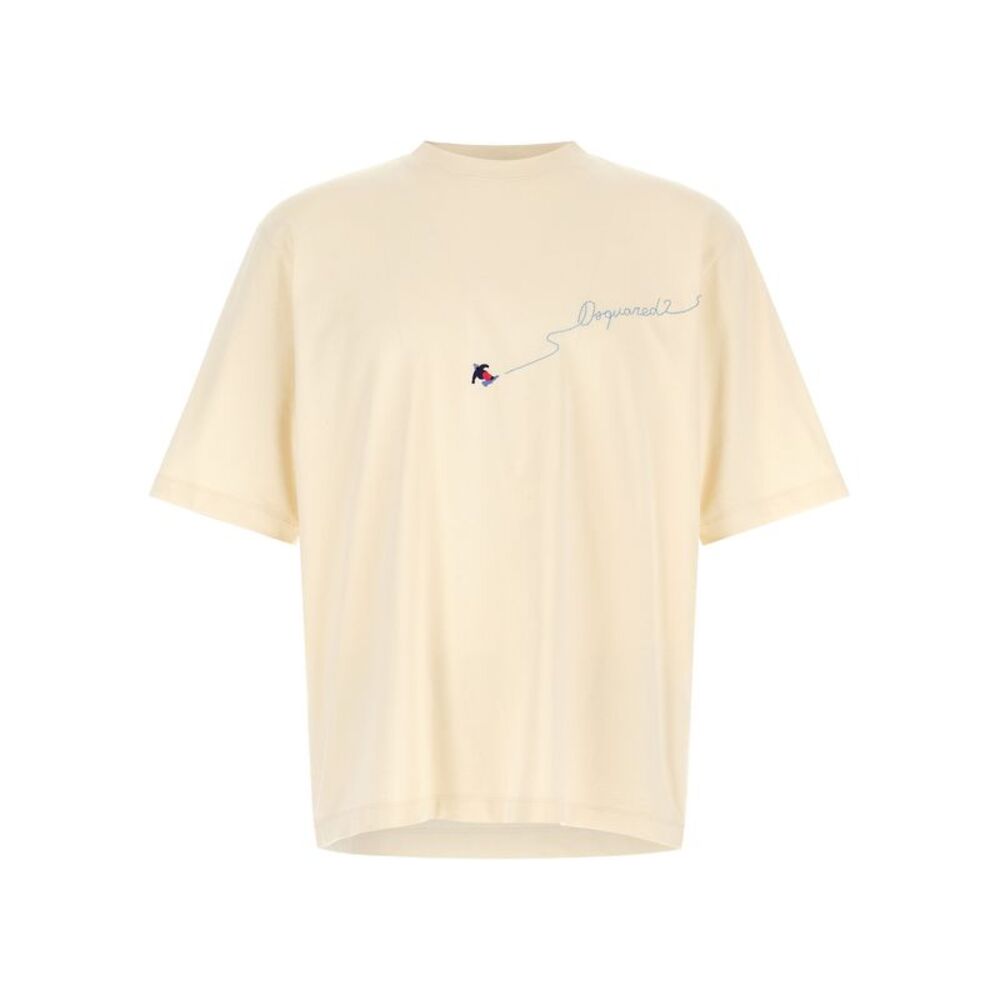 Dsquared² White Cotton Men's T-Shirt
